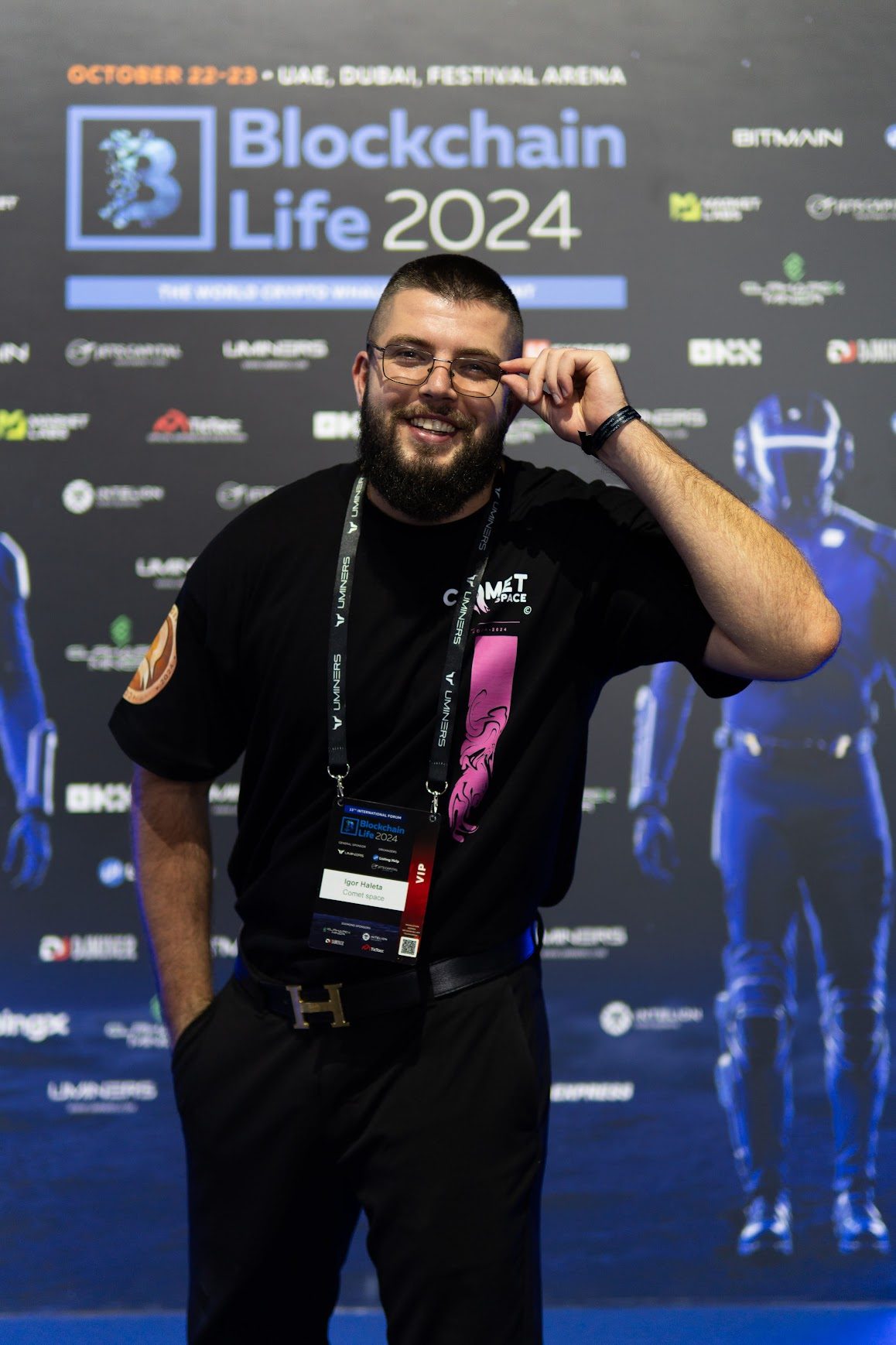 Igor at Blockchain Life 2024 in Dubai